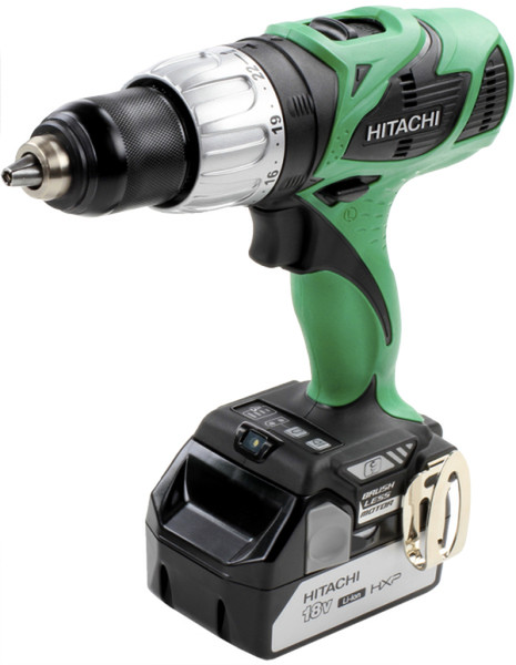 Hitachi DV18DBL Pistol grip drill Lithium-Ion (Li-Ion) 2200g Black,Green