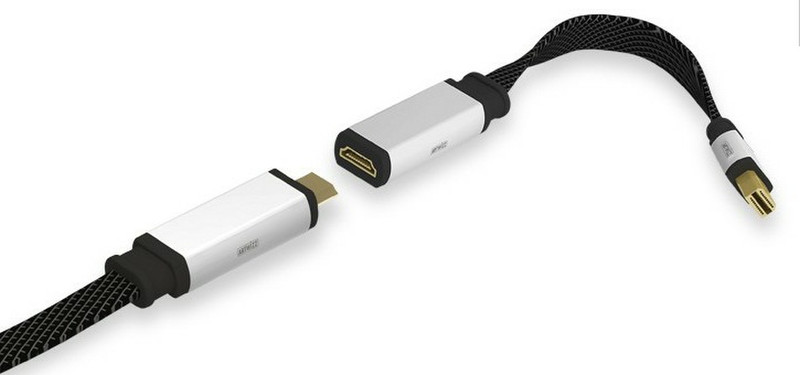 Artwizz HDMI-Set-mini DP 2м HDMI mini DisplayPort Черный, Белый адаптер для видео кабеля