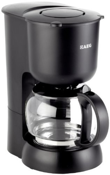 AEG KF 1250 Drip coffee maker 15cups Black,Transparent