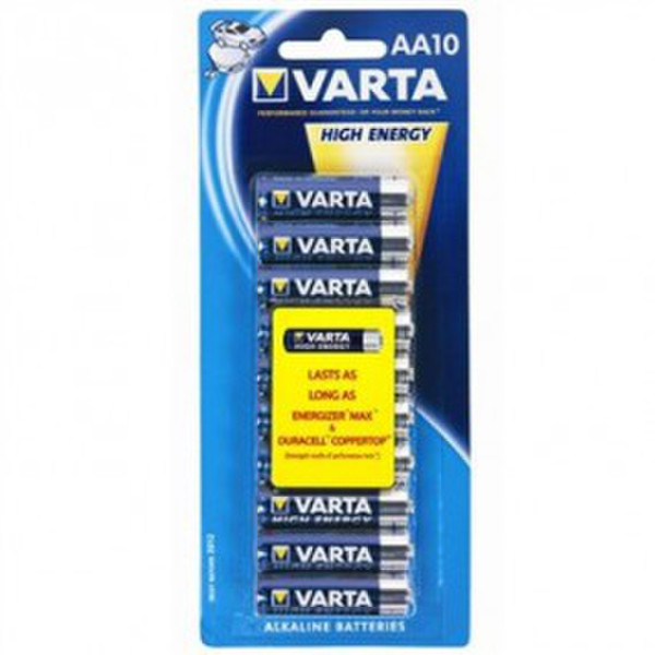 Varta High Energy AA, 10 pcs Щелочной 1.5В