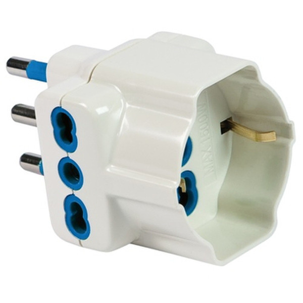 Garanti 82640-E Typ L (IT) Universal Weiß Netzstecker-Adapter