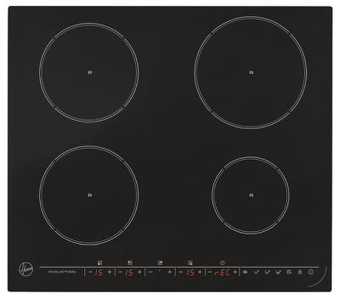 Hoover HBI 647 built-in Electric induction Black
