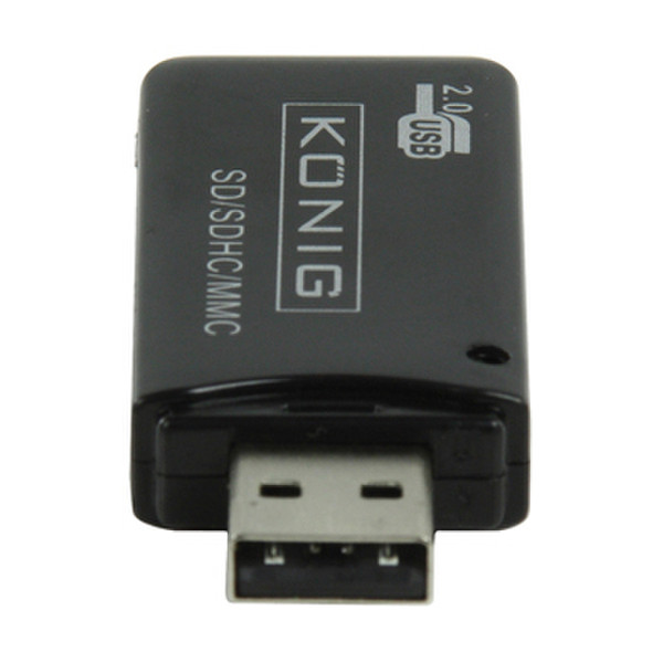 König CMP-CARDRW67 USB 2.0 Черный устройство для чтения карт флэш-памяти