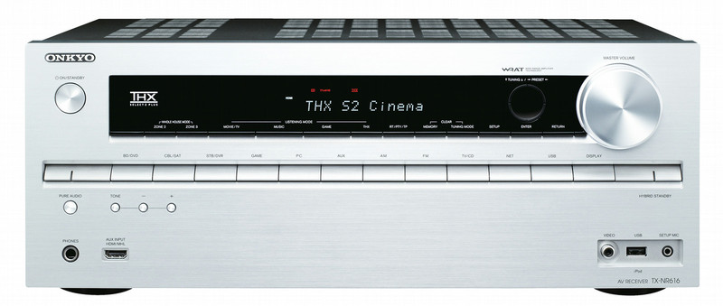 ONKYO TX-NR616 7.2 Surround 3D Silver