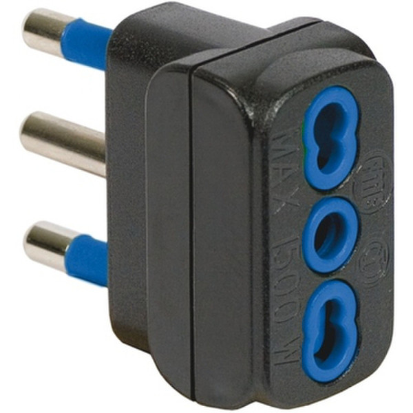 Garanti 87111-G Type L (IT) Type L (IT) Black power plug adapter