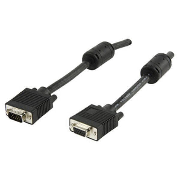 Valueline CABLE-178/20 20m VGA (D-Sub) VGA (D-Sub) Schwarz VGA-Kabel