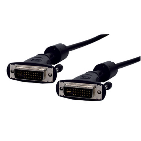 Valueline CABLE-198/10 10m DVI-I DVI-I Black DVI cable