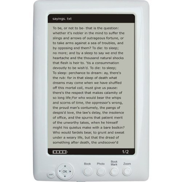 Sungale CD706A 7Zoll Weiß eBook-Reader