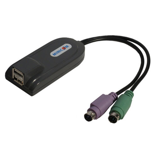 Tripp Lite 0DT60002 USB PS/2 Черный кабельный разъем/переходник