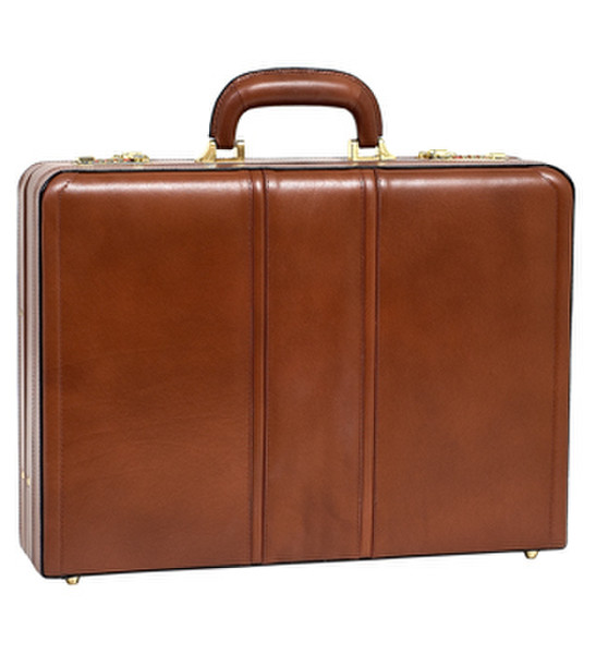 McKlein Coughlin Leather Brown briefcase