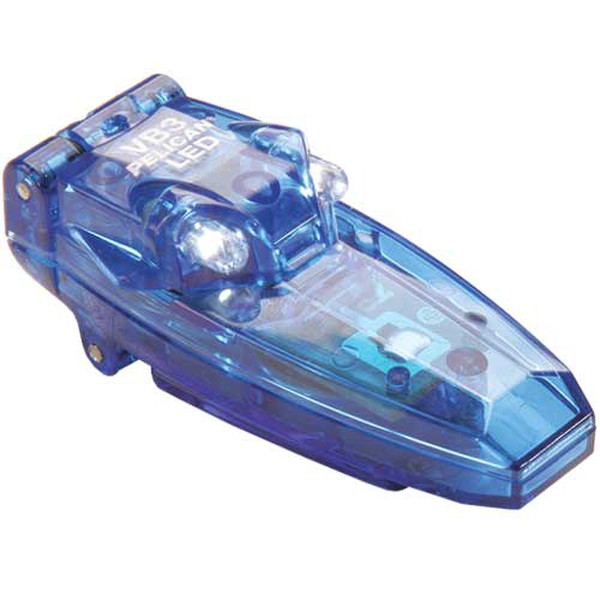 Pelican VB3 LED Blue,Transparent