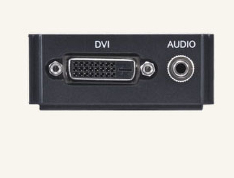 AMX HPX-AV101-DVI-A Black outlet box