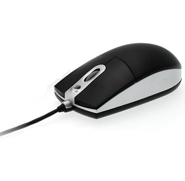 Unotron ScrollSeal® M11 USB Оптический 800dpi Черный компьютерная мышь