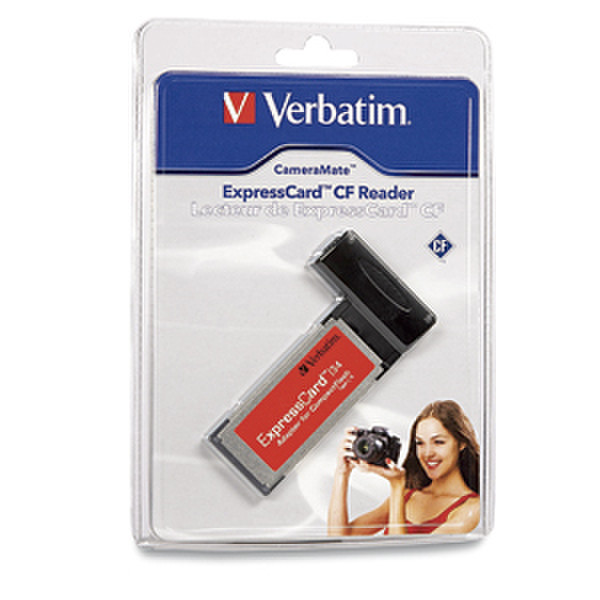 Verbatim CameraMate™ ExpressCard устройство для чтения карт флэш-памяти