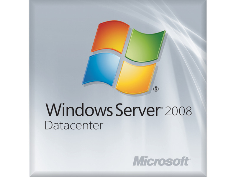 Microsoft Windows Server 2008 Datacenter - Licence and media - 4 processors - OEM - DVD - 32/64-bit - French