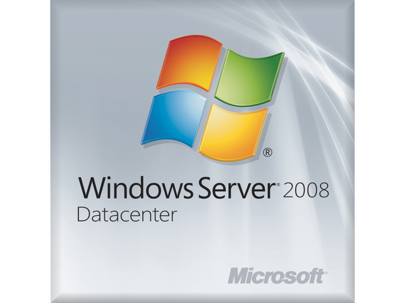 Microsoft Windows Server 2008 Datacenter without Hyper-V - Licence and media - 2 processors - OEM - DVD - 32/64-bit - French