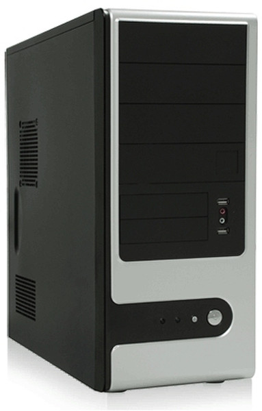 Foxconn TSAA909, 450W Full-Tower 450Вт Черный, Cеребряный системный блок
