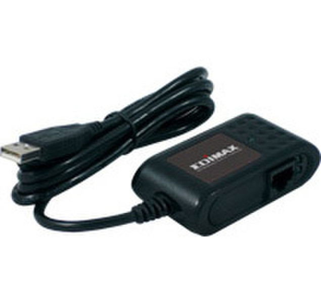 Edimax USB 2.0 to Fast Ethernet Adapter 100Mbit/s Black interface hub