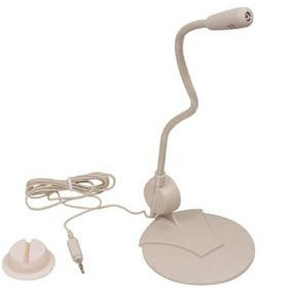 König CMP-MIC2 PC microphone Wired Ivory microphone