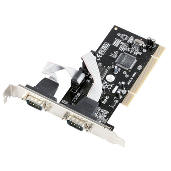 König PCI - 2x RS232 Eingebaut Seriell Schnittstellenkarte/Adapter