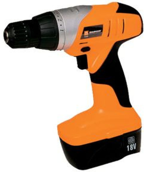 KRAUSMANN 7350 Pistol grip drill Nickel-Cadmium (NiCd) 1.3Ah 1600g Black,Grey,Orange cordless combi drill