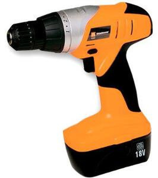 KRAUSMANN 7200 Pistol grip drill Nickel-Cadmium (NiCd) 1.3Ah 1600g Black,Grey,Orange cordless combi drill
