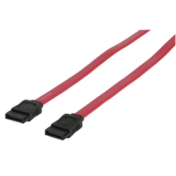 Valueline CABLE-239-0.5 0.5m SATA III 7-pin SATA III 7-pin Schwarz, Rot SATA-Kabel