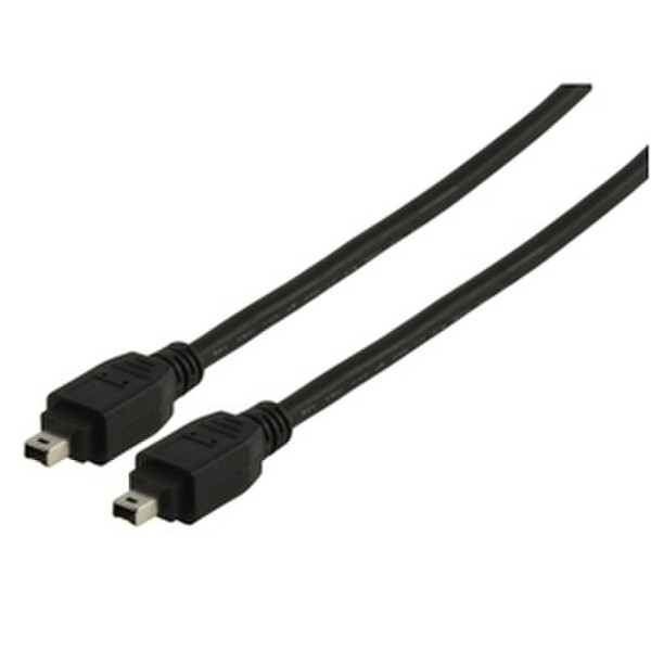 Valueline CABLE-270 1.80m 4-p 4-p Black firewire cable