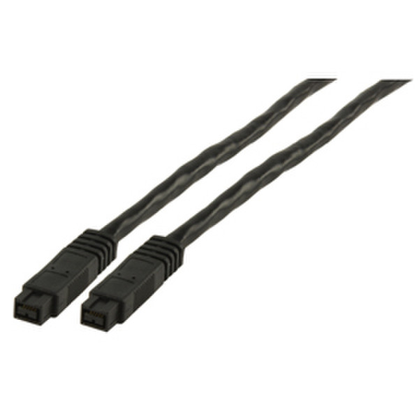 Valueline CABLE-276/1.8 1.80m 9-p 9-p Black firewire cable