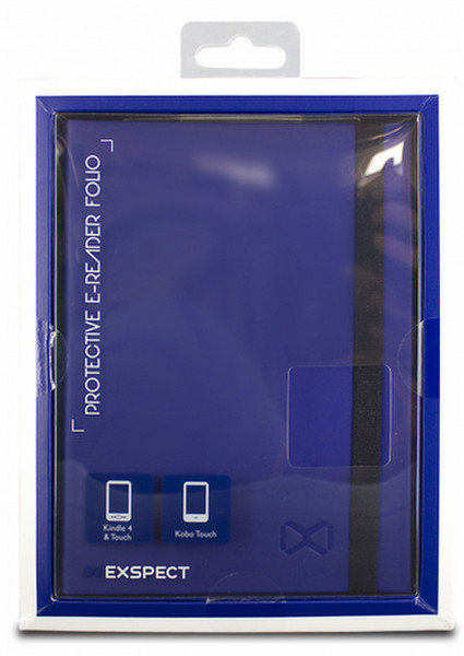 Exspect EX0018 Folio Blue e-book reader case