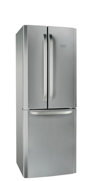 Hotpoint E3D AA X freestanding A+ Stainless steel side-by-side refrigerator