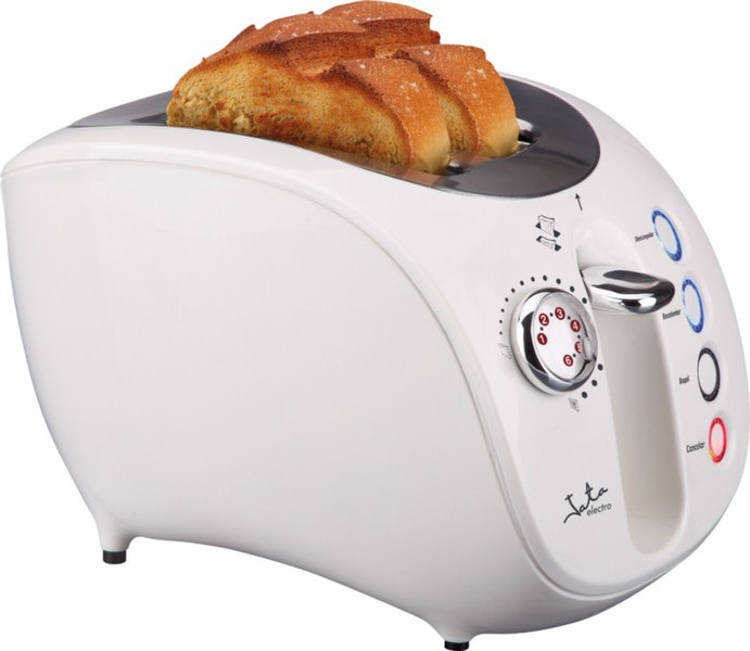 JATA TT590 2slice(s) 880W Weiß Toaster