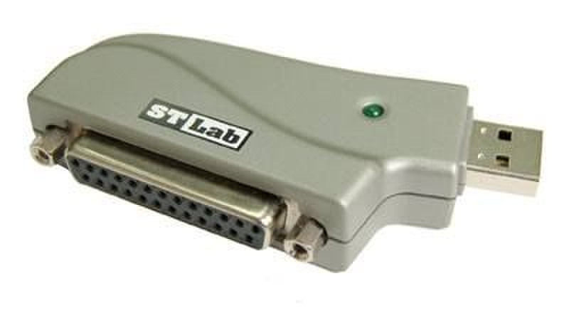 ST Lab U-370 USB Type A LPT 25F кабельный разъем/переходник