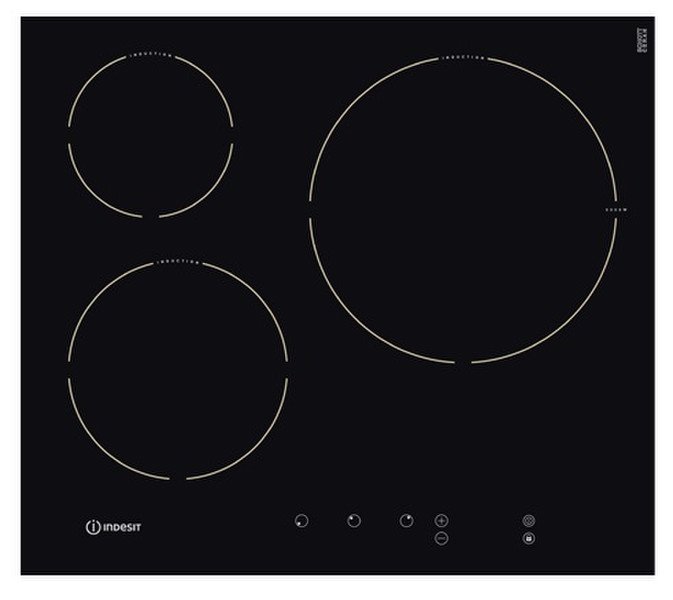 Indesit VIA 630 C built-in Electric induction Black