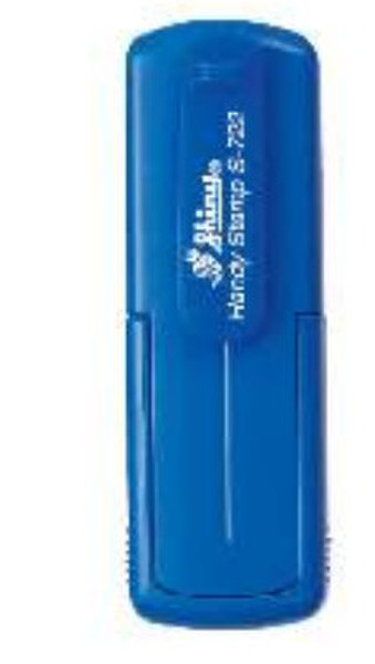 Shiny Handy Stamp 38 x 14mm Blue seal