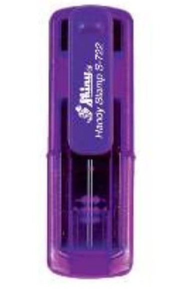 Shiny Handy Stamp 38 x 14mm Purple,Transparent seal