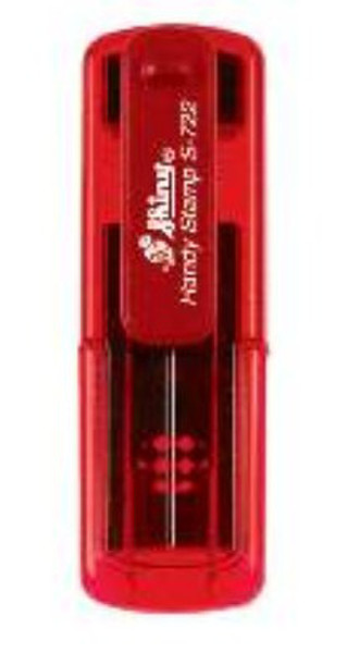 Shiny Handy Stamp 38 x 14mm Red,Transparent seal