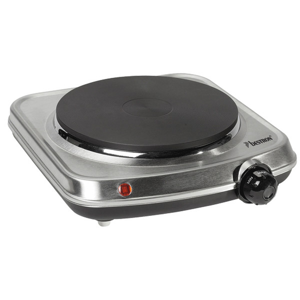 Bestron AHP102S Tabletop Electric induction Black,Silver hob