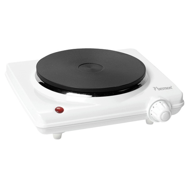 Bestron AHP112W Tabletop Electric induction Black,White hob