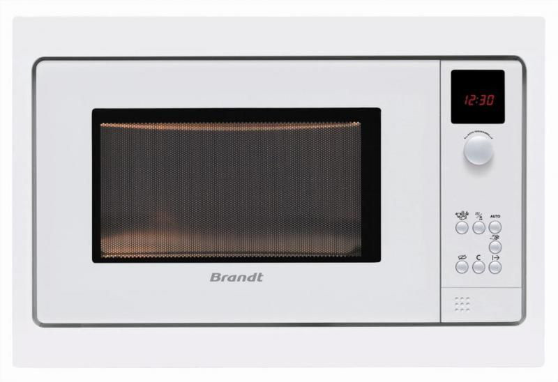Brandt ME1030W Built-in 26L 900W White microwave