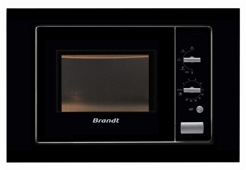 Brandt MM1010B Встроенный 20л 750Вт Черный микроволновая печь
