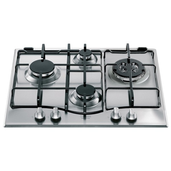 Hotpoint PC 640 T AX/HA Tabletop Gas Chrome,Stainless steel hob