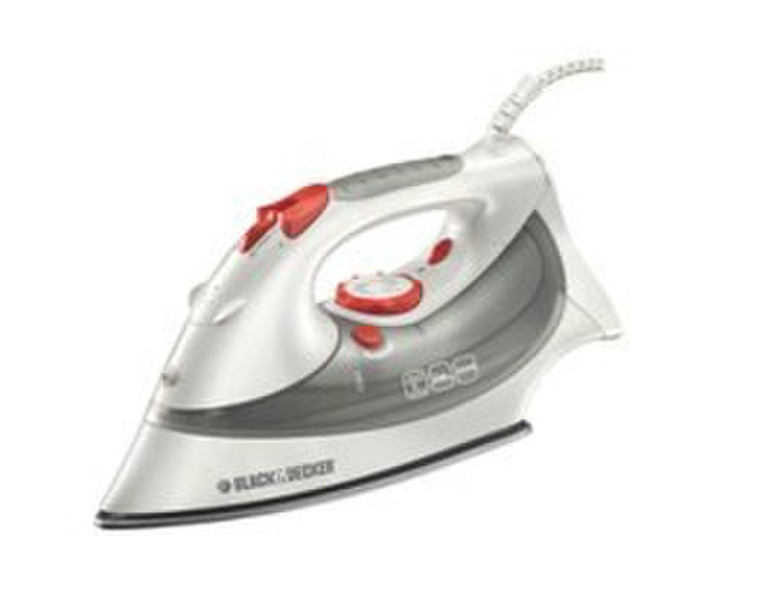 Black & Decker XT2030 Dry & Steam iron Stainless Steel soleplate 2000W Grau, Weiß Bügeleisen