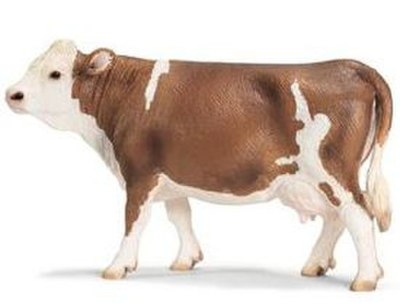 Schleich Simmental Cow Коричневый, Белый