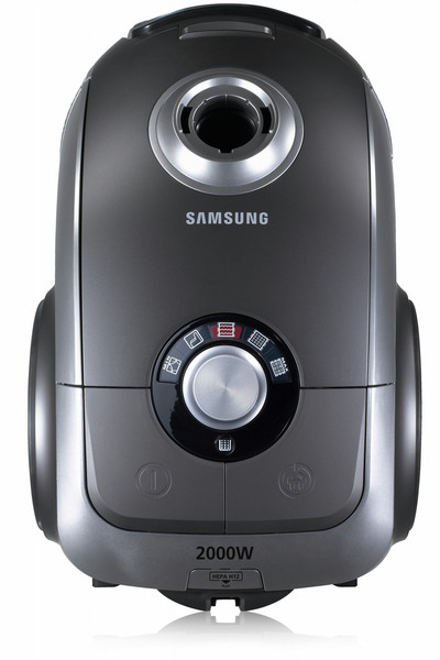 Samsung VCC6260V3K Drum vacuum 3L 2000W Silver vacuum