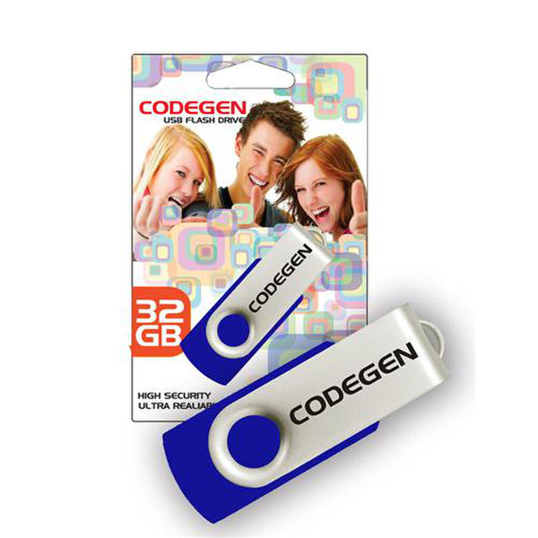 Codegen CVS95L 32ГБ USB 2.0 Type-A Серый USB флеш накопитель