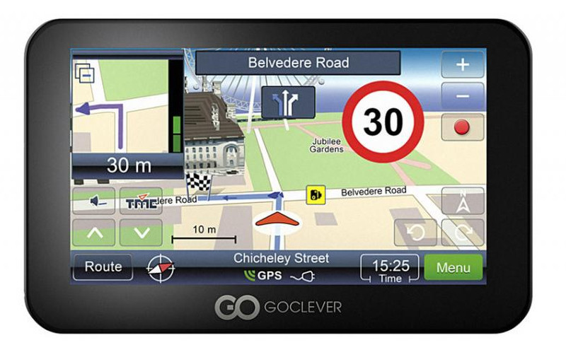 GOCLEVER Navio 500 Fixed 5Zoll TFT Touchscreen Schwarz