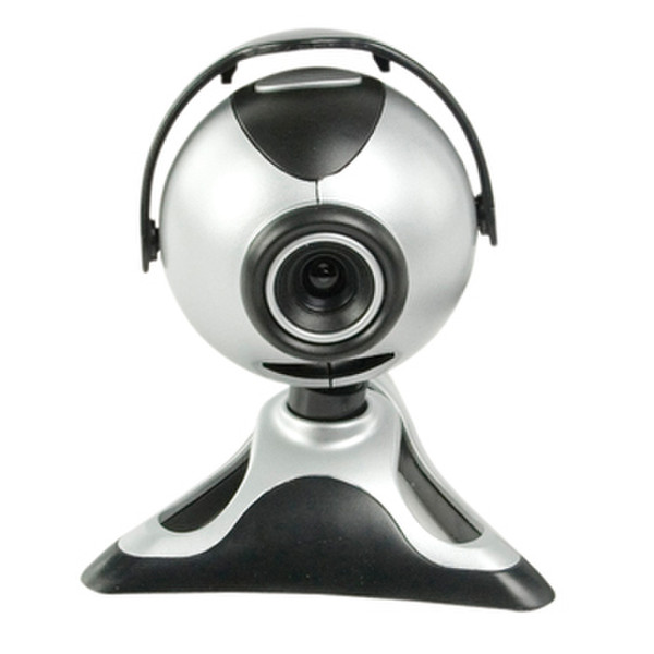 König CMP-WEBCAM21 0.3MP 640 x 480pixels USB 1.1 Black,Silver webcam