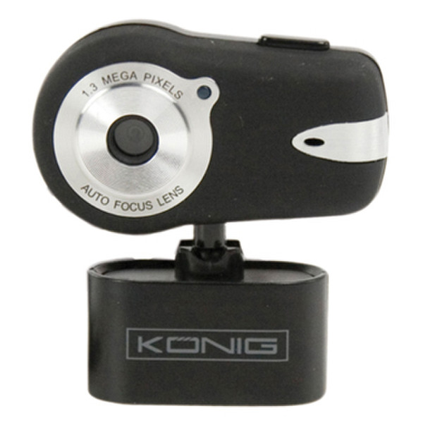 König CMP-WEBCAM40 1.3MP 1280 x 1024pixels USB 2.0 Black webcam