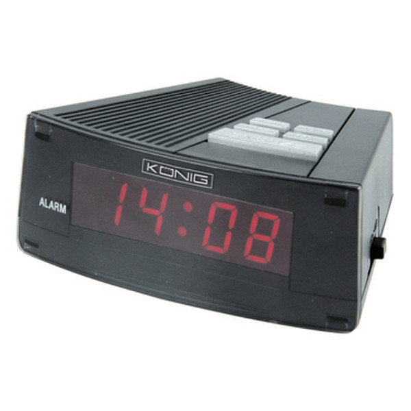 König HAV-AC10 Black alarm clock
